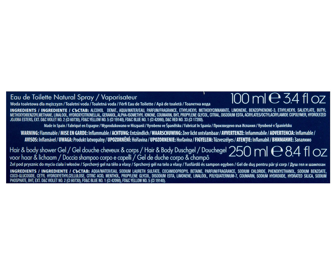 Adidas UEFA Champions League Champions Edition Eau De Toilette 50ml & Shower Gel 2 Piece Set