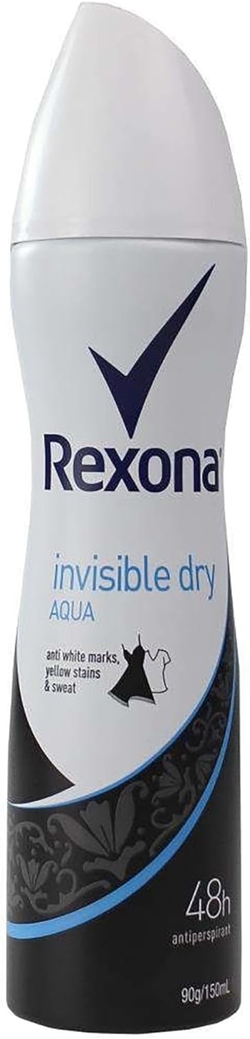 Rexona Women Anti-Perspirant Invisible Dry Aqua & Shower Fresh Deodorant 90 g/150ml