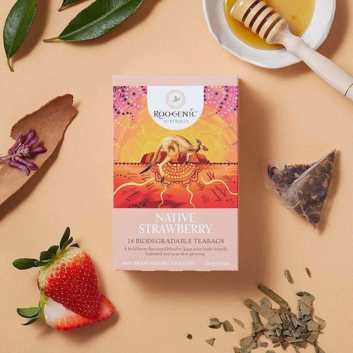 Roogenic Australia Native Strawberry Loose Leaf 70g