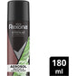 Rexona Clinical Protection Antiperspirant Aerosol Deodorant Menthol and Caffeine Scent for Men 180ML