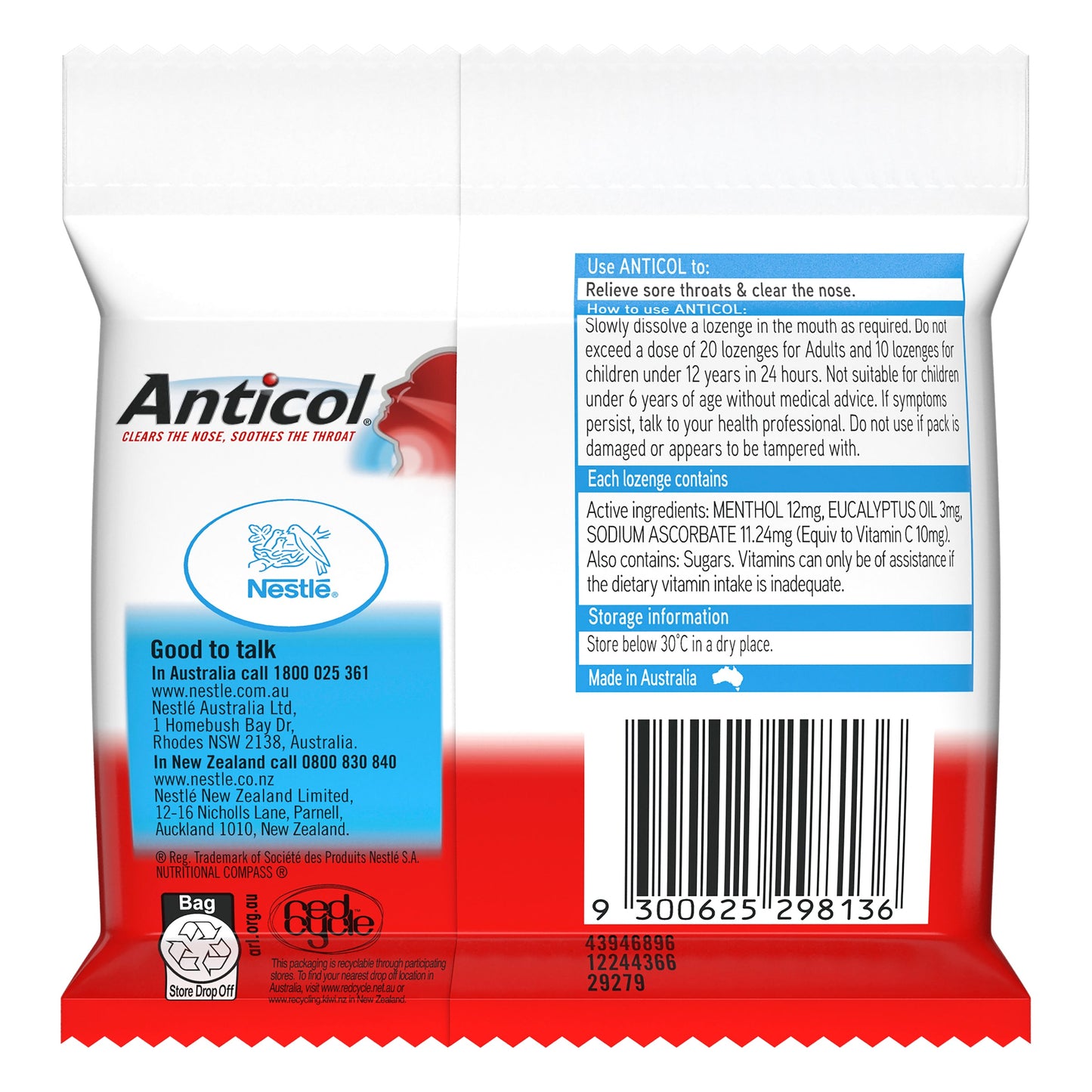 Allens Anticol 3x10 Lozenge Multipack