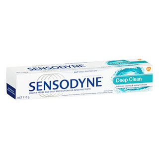 Sensodyne Deep Clean, Sensitive Toothpaste, 110g