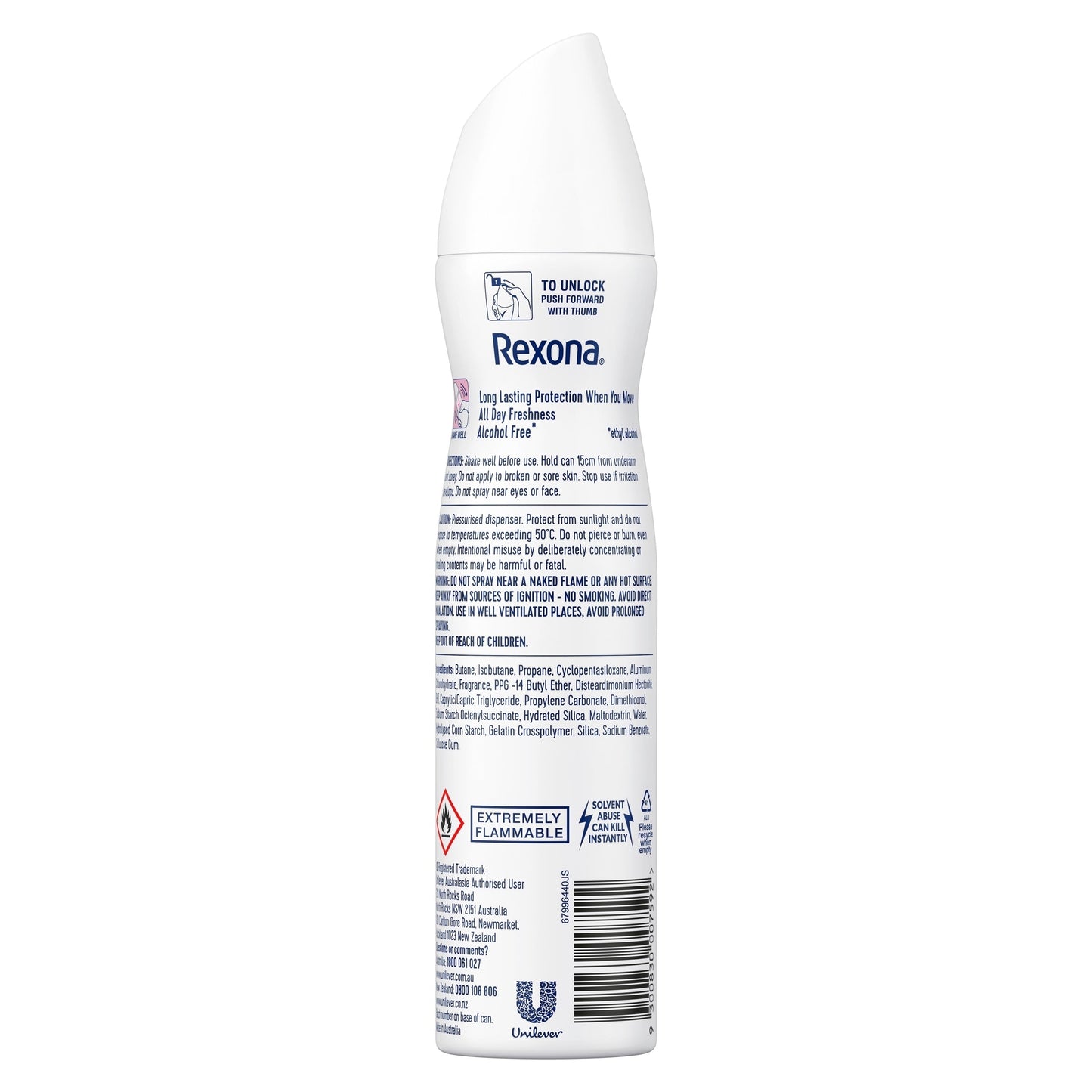 REXONA Women Antiperspirant Aerosol Deodorant Sexy Bouquet 250ml