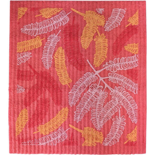 RETROKITCHEN 100% Biodegradable Dishcloth Poinciana Leaves 1