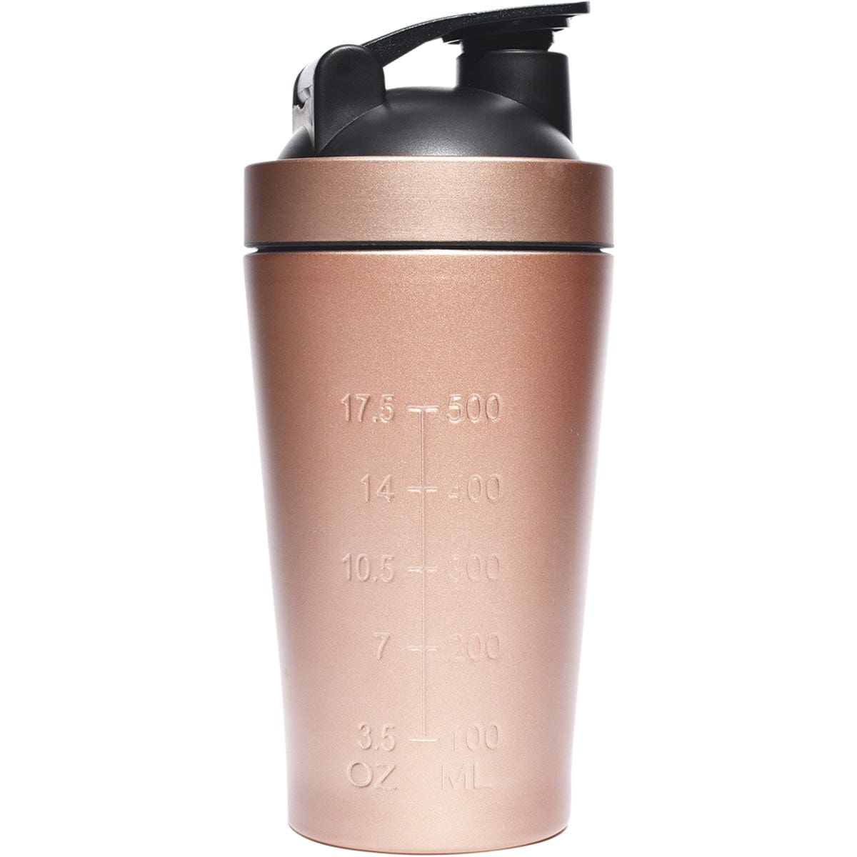 AMAZONIA Raw Stainless Steel Shaker Rose Gold 500ml