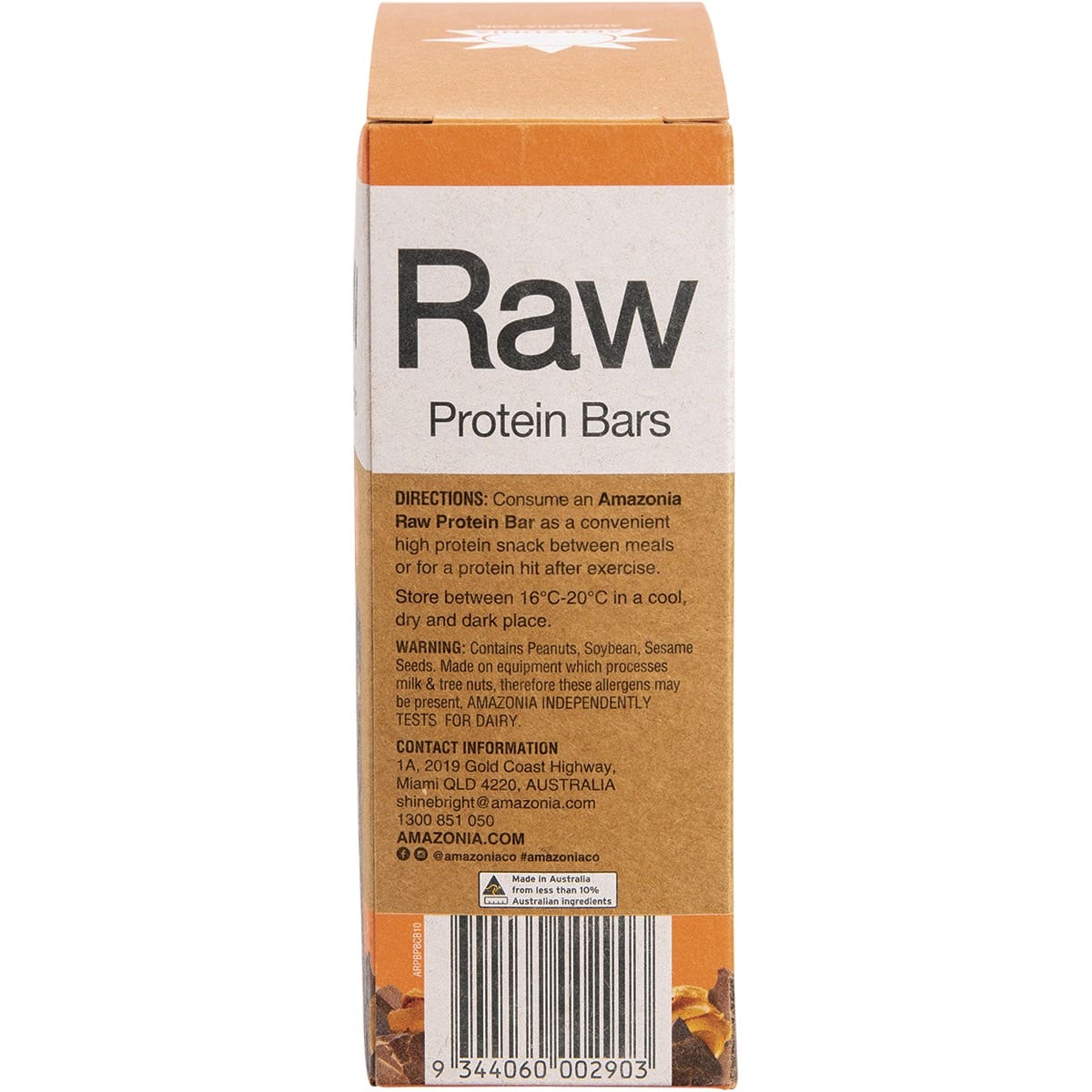 Amazonia Raw Protein Peanut Butter Choc 40g