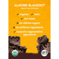 ALTER ECO Chocolate Organic Dark Almonds Blackout 75g (Pack of 12)