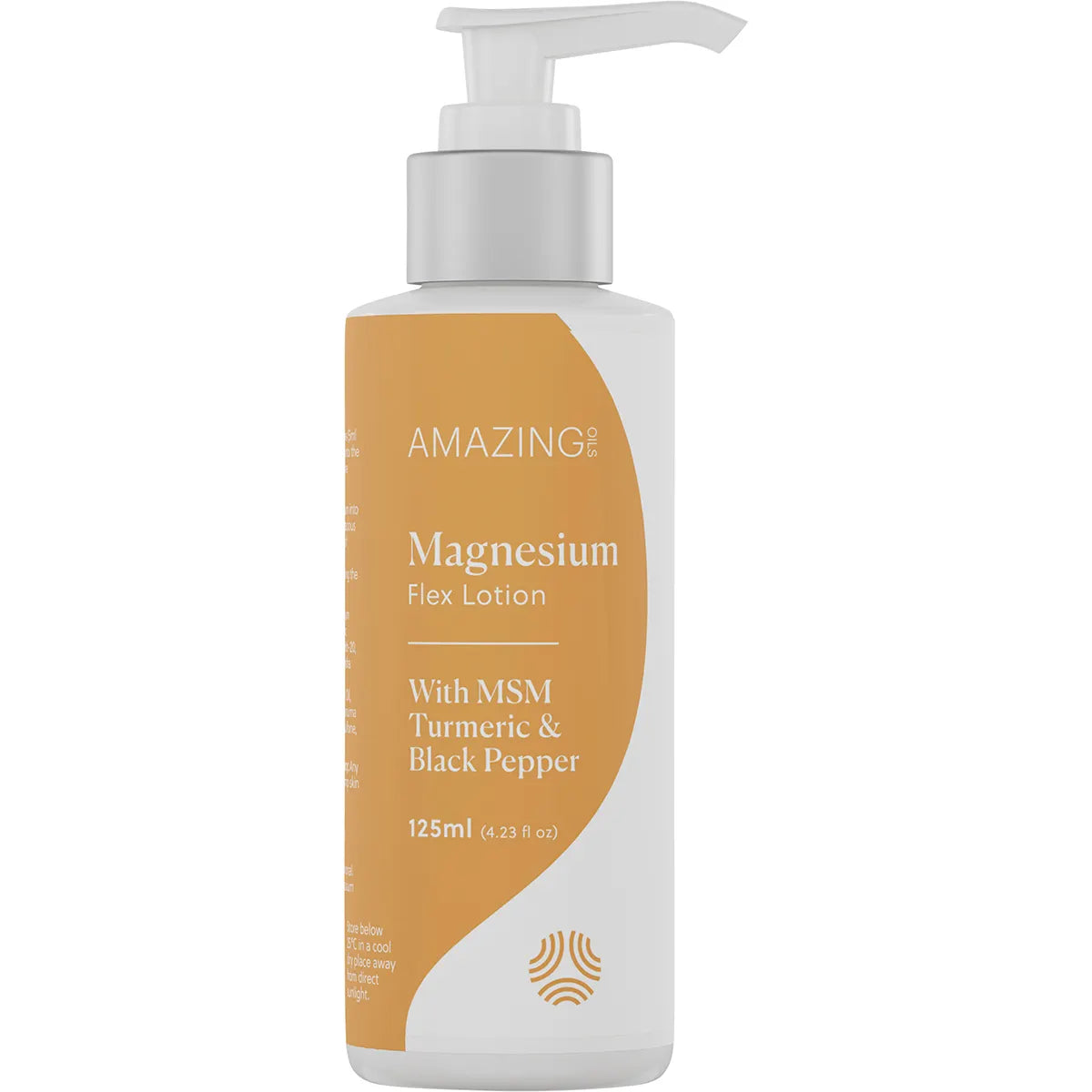 AMAZING OILS Magnesium Flex Lotion With MSM Turmeric & Black Pepper 125ml