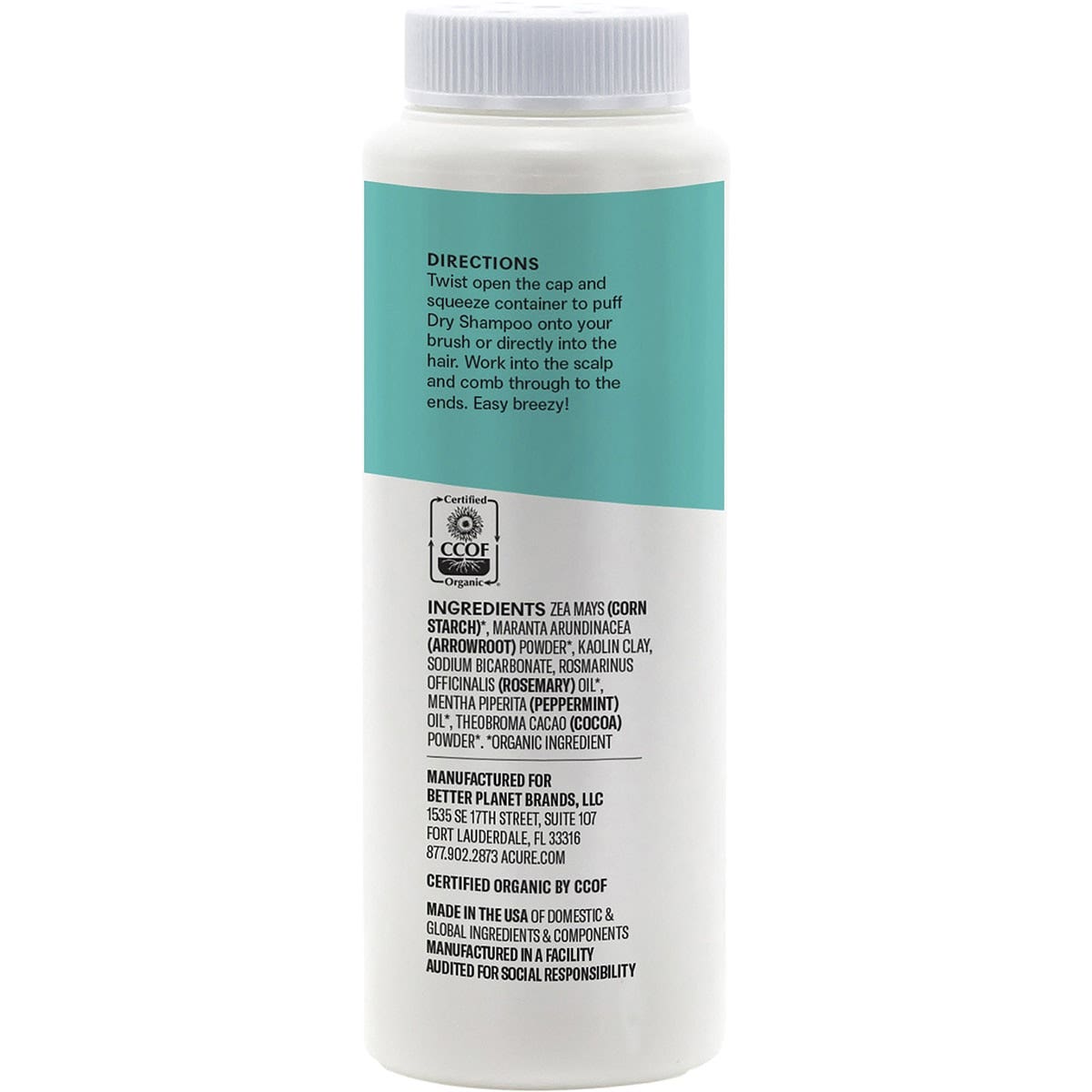 ACURE Brunette To Dark Hair Types Dry Shampoo 48g