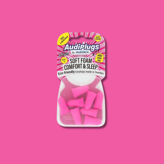 AUDIPLUGS SOFT FOAM COMFORT & SLEEP EAR PLUGS