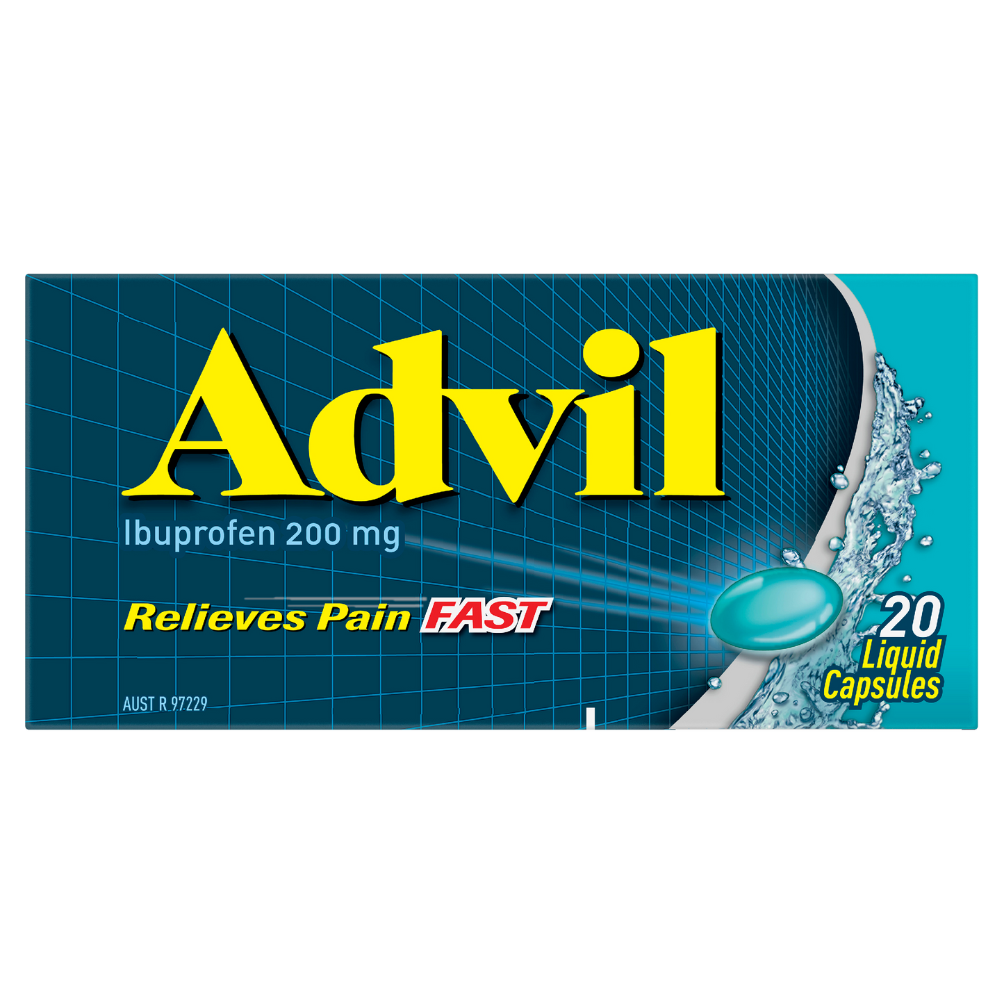 Advil Liquid Capsules for Fast & Effective Pain Relief, 200mg Ibuprofen 20 Pack