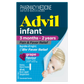 Advil Pain & Fever Infant Drops 3 months-2 years, colour free, up to 8 Hour Fever Relief Ibuprofen Grape 40ml