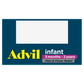 Advil Pain & Fever Infant Drops 3 months-2 years, colour free, up to 8 Hour Fever Relief Ibuprofen Grape 40ml