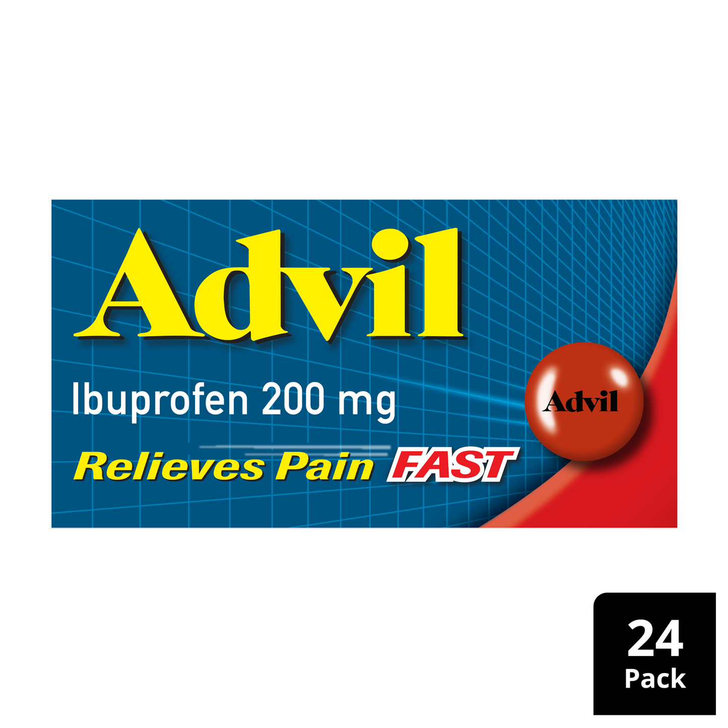 Advil Tablets 200mg Ibuprofen 24 Pack