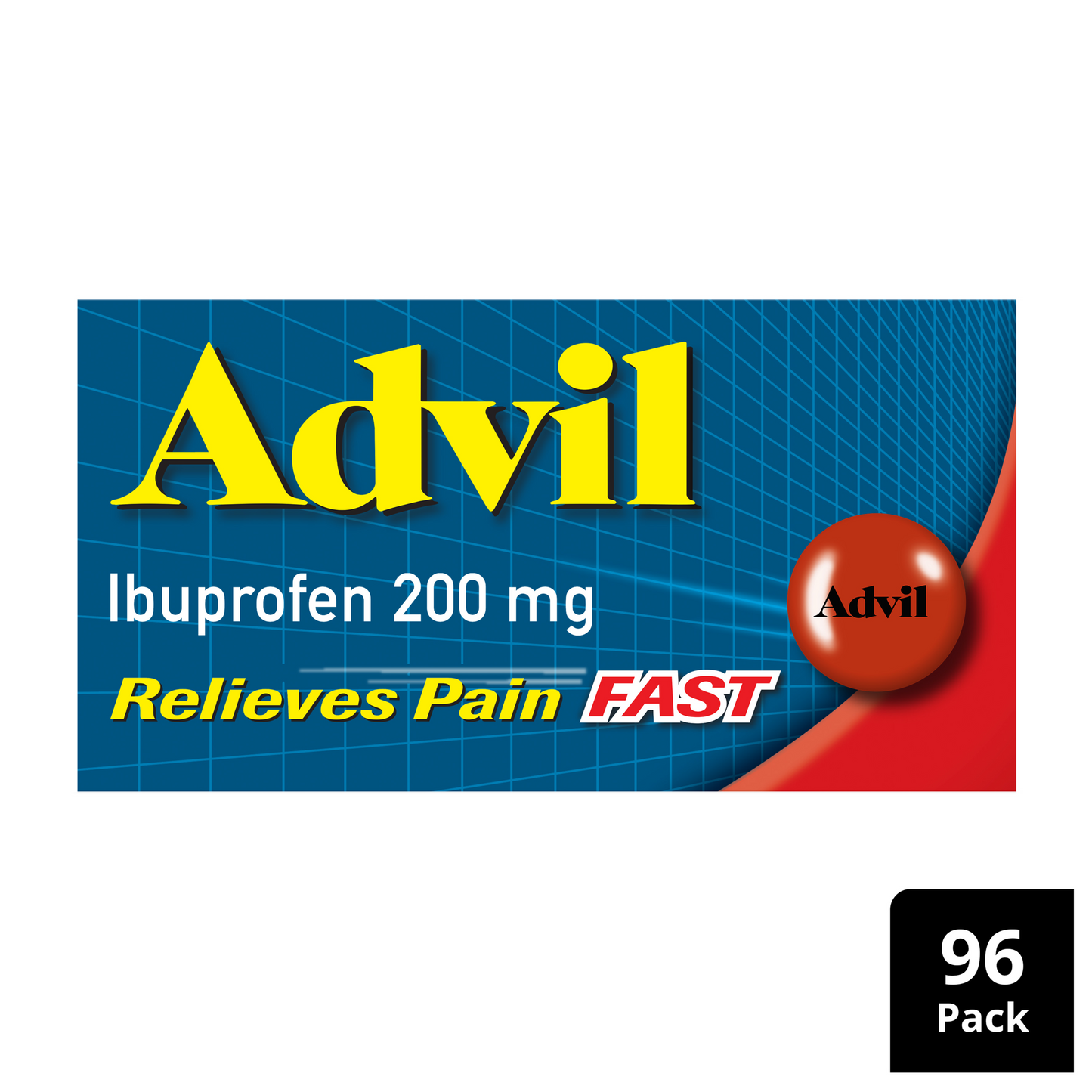 Advil Tablets 200mg Ibuprofen 96 Pack