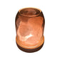 Amrita Court Aurora Crystal Diffuser Wooden Base with Light Rose Quartz