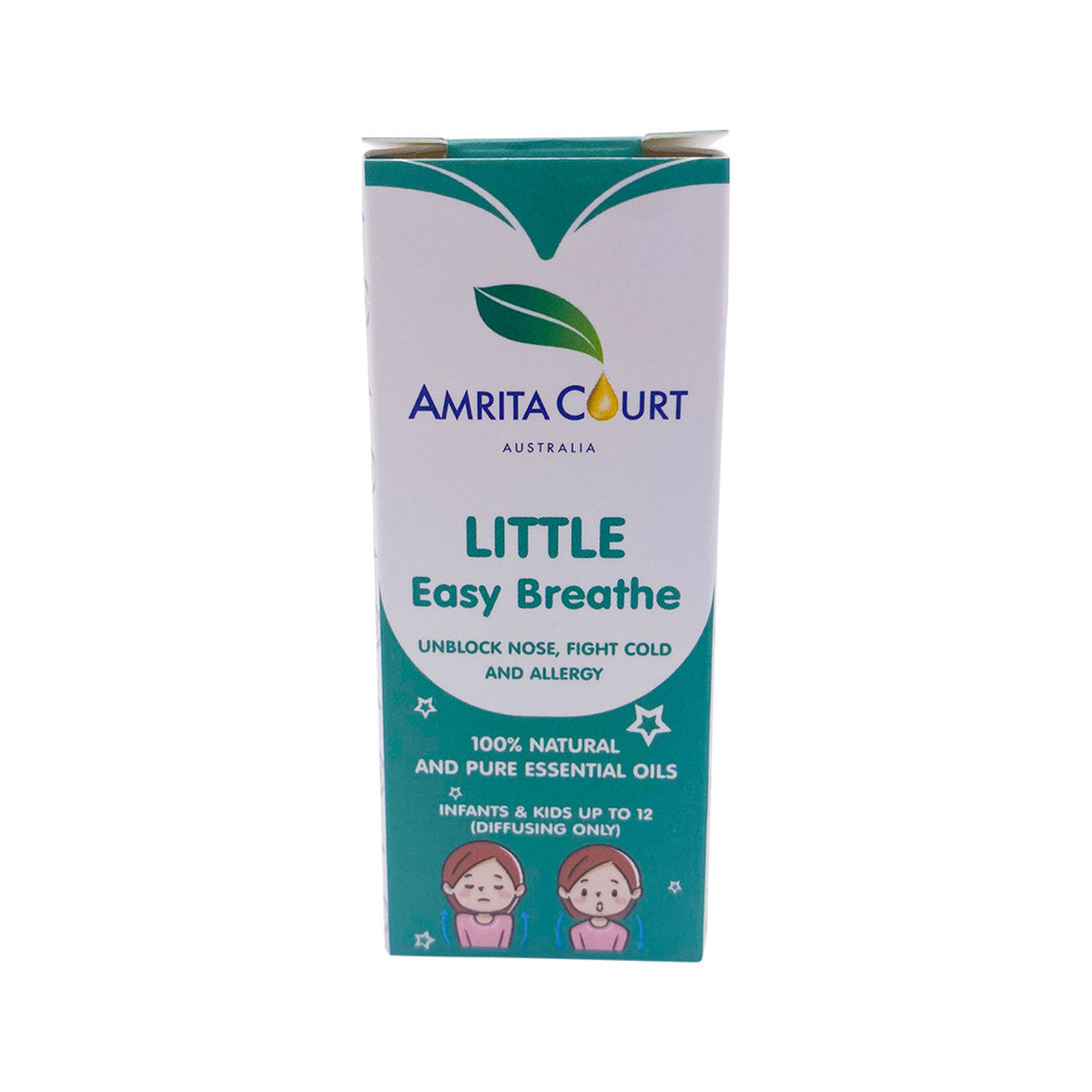 Amrita Court LITTLE 100% Natural & Pure Essential Oil Blend Easy Breathe 10ml