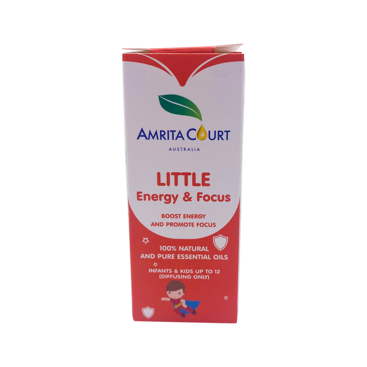 Amrita Court LITTLE 100% Natural & Pure Essential Oil Blend Energy & Focus 10ml
