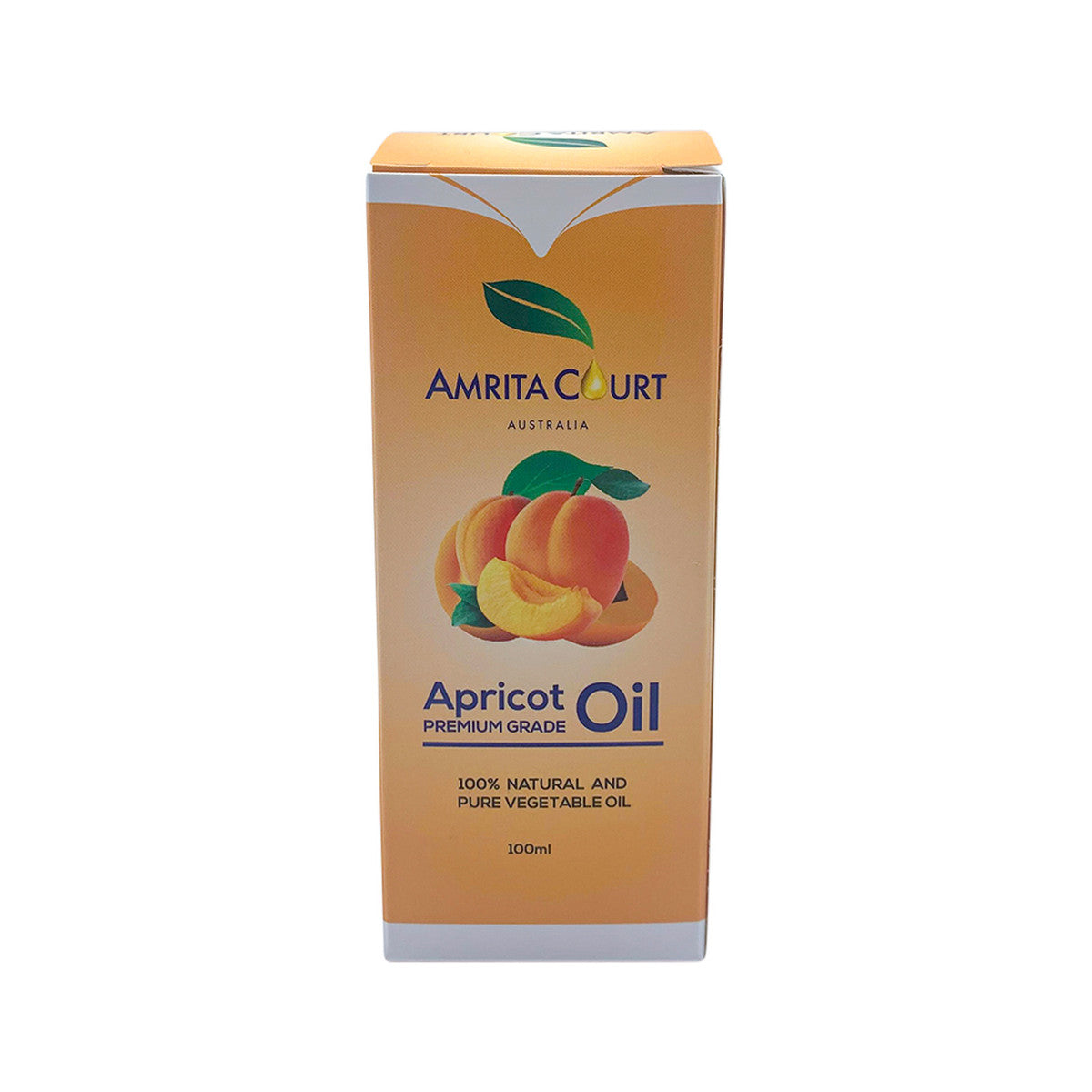 Amrita Court 100% Natural and Pure Vegetable Oil Apricot Oil Premium Grade 100ml