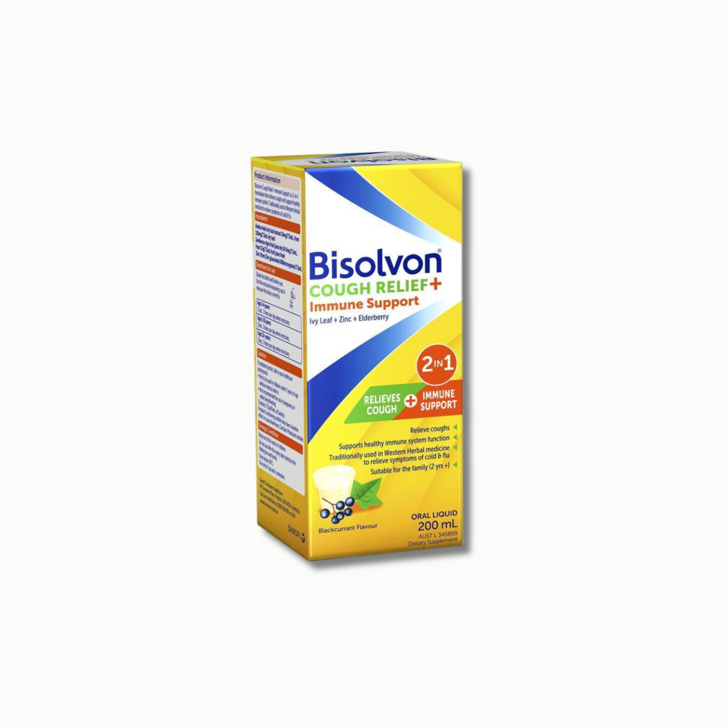 BISOLVON COUGH RELIEF + IMMUNE 200ML
