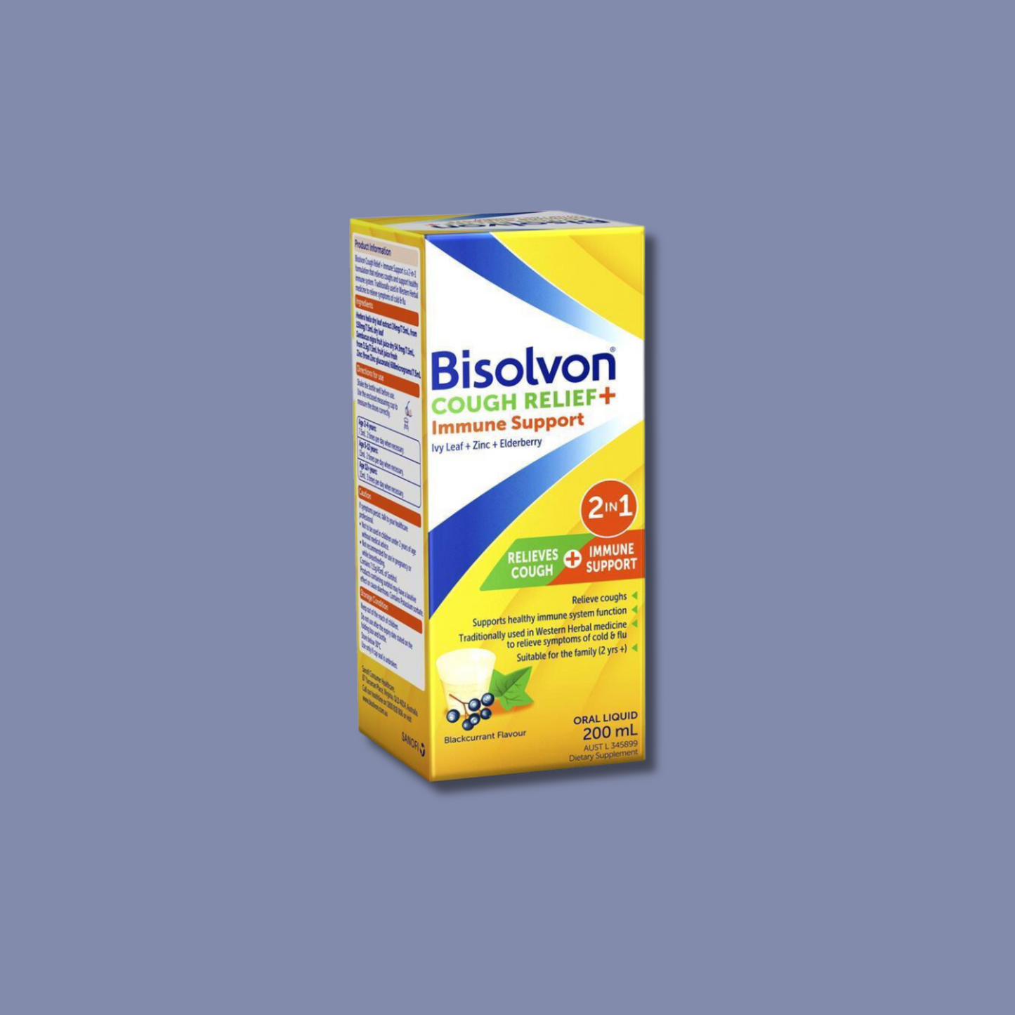 BISOLVON COUGH RELIEF + IMMUNE 200ML
