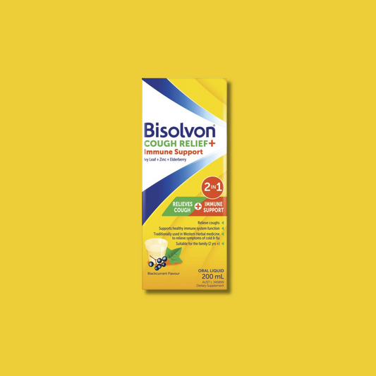 BISOLVON COUGH RELIEF + IMMUNE 200ML