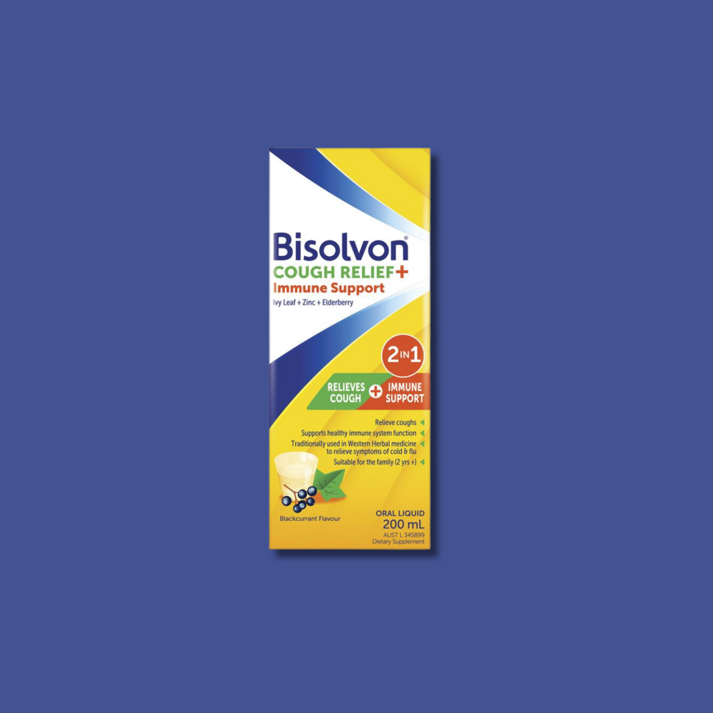 BISOLVON COUGH RELIEF + IMMUNE 200ML