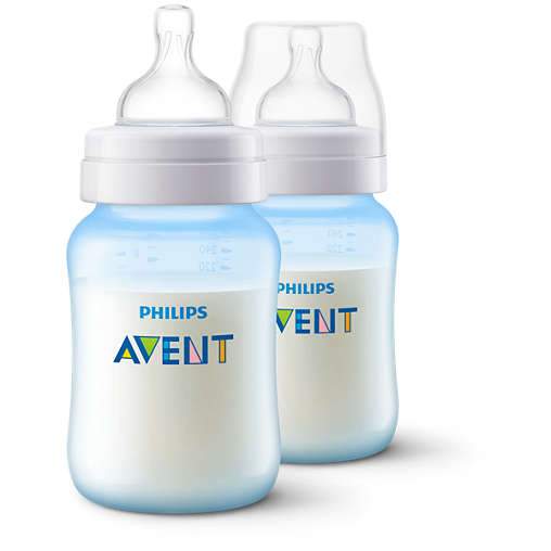 AVENT BLUE BOTTLES 260ML 2PK