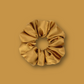 BURNT ORANGE SATIN SCRUNCHIE - 1 PK