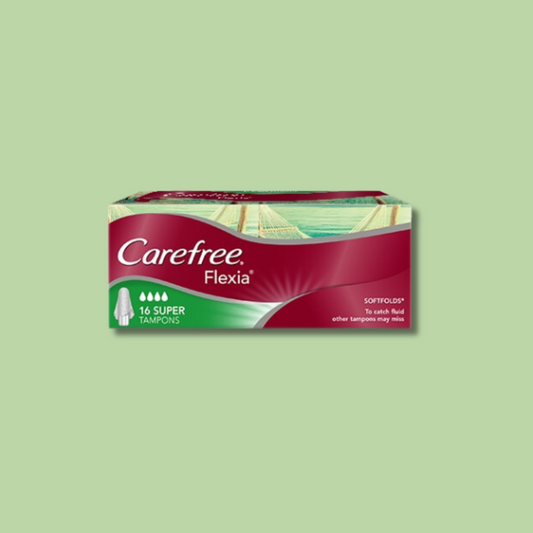 CAREFREE® FLEXIA® SUPER TAMPONS