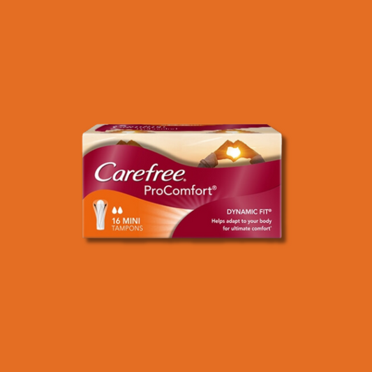 CAREFREE® PROCOMFORT® MINI TAMPONS