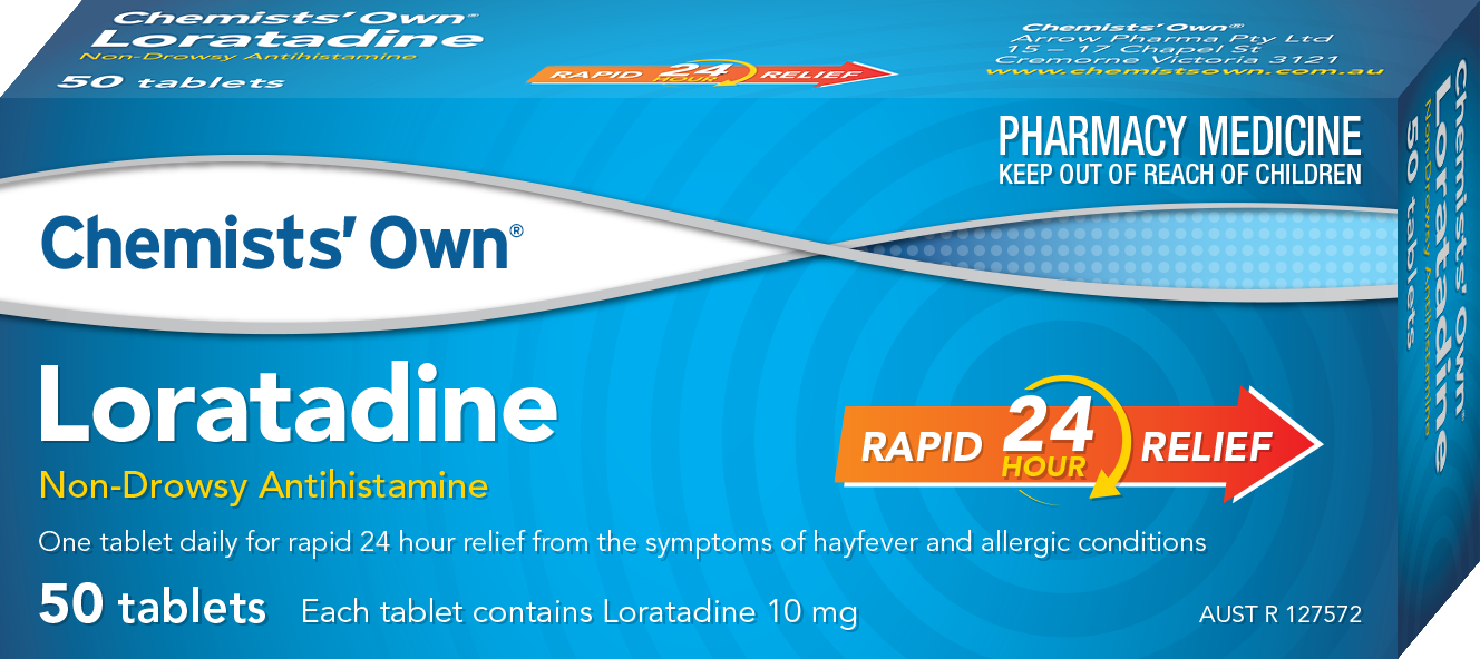 Chemists' Own Australia Day Combo / 70x Fexo 180mg + 50x Loratadine + 30x C-Zine