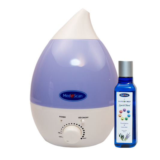 CW - Rainbow Mist Humidifier +Aroma Oil