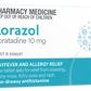 200x Lorazol - Loratadine 10mg Dr Reddys (Generic Claratyne Alternate)