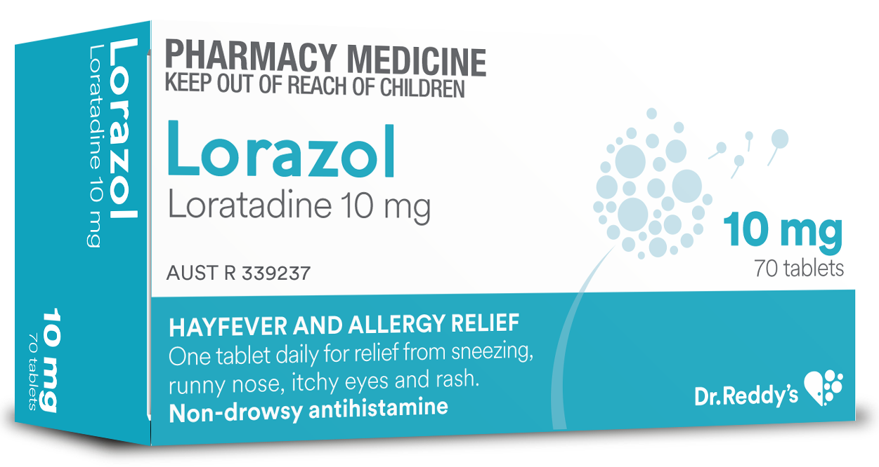 70x Hayfexo 180mg + 70x Lorazol 10mg + 70x Cetrelief 10mg Hayfever Combo