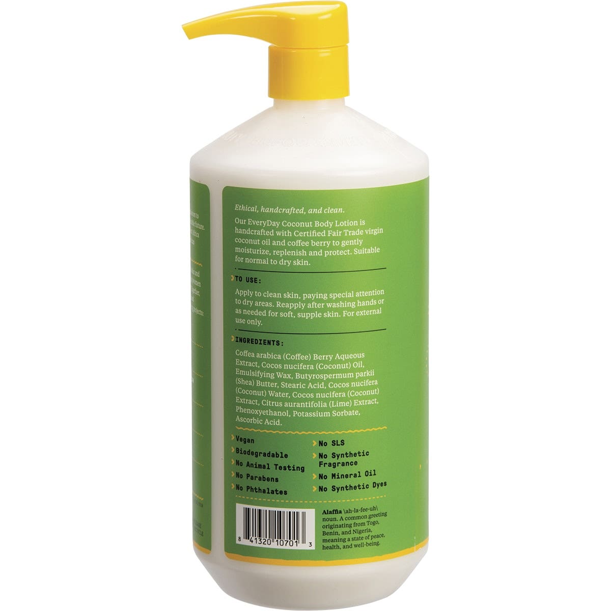 ALAFFIA Everyday Coconut Body Lotion - Coconut Lime 950ml