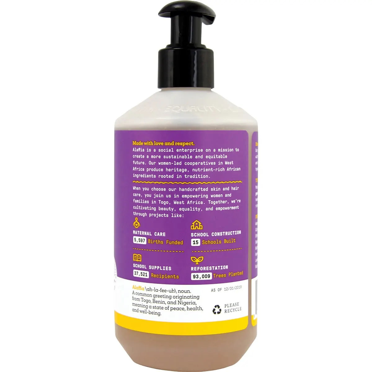 ALAFFIA Good Soap Hand Soap Lavender 355ml