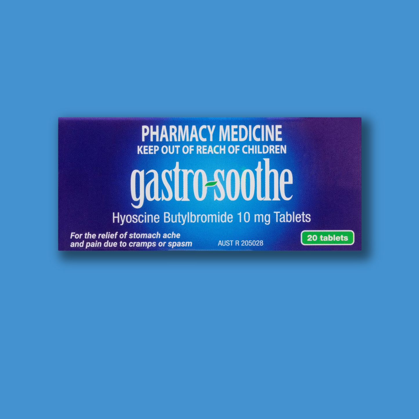 Gastro-Soothe Stomach Pain Relief 20 Tablets
