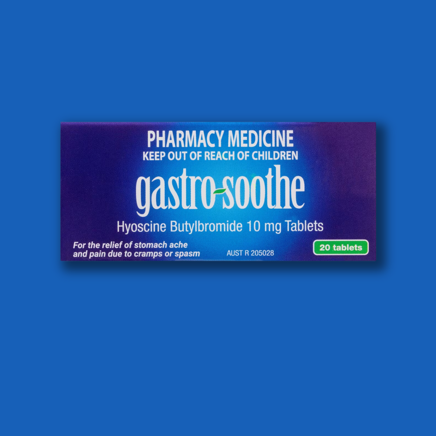 Gastro-Soothe Stomach Pain Relief 20 Tablets