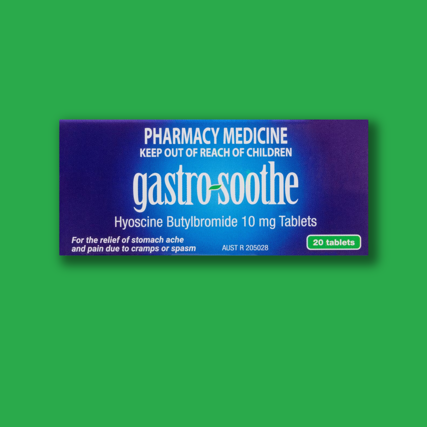 Gastro-Soothe Stomach Pain Relief 20 Tablets