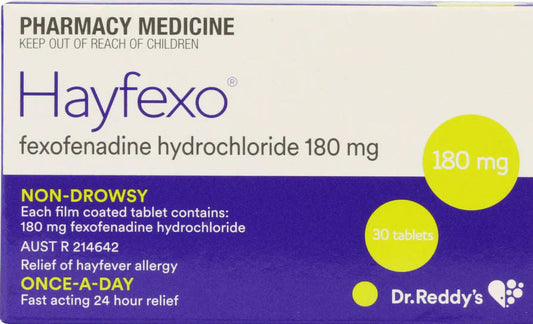 30x Fexofenadine + 10x Cetirizine + 10x Loratadine Small Packet Combo