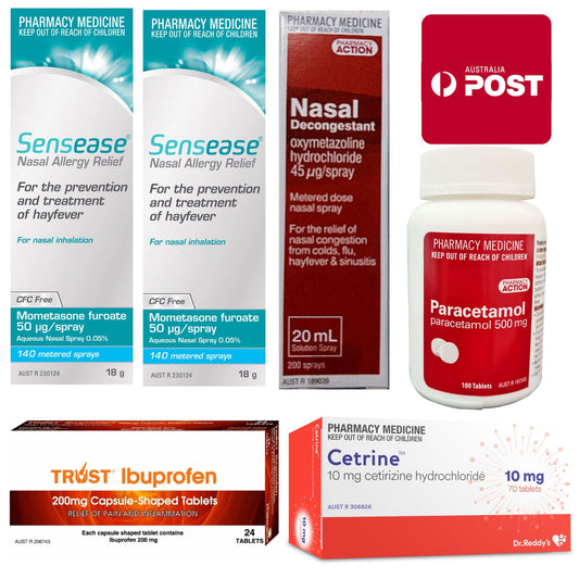 Mometasone Nasal Hayfever & Pain Relief Bundle