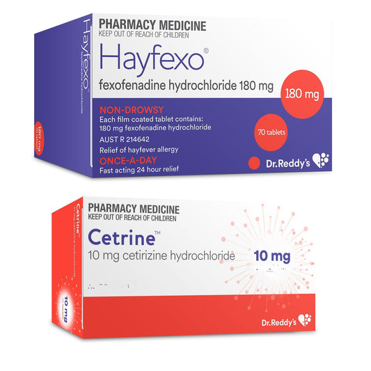 Happy 2024 = 70x Hayfexo 180mg + 30x [short dated] Cetrine 10mg
