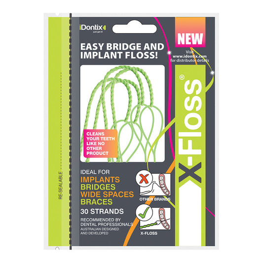 X-Floss Dental Floss- Idontix 30 Strands