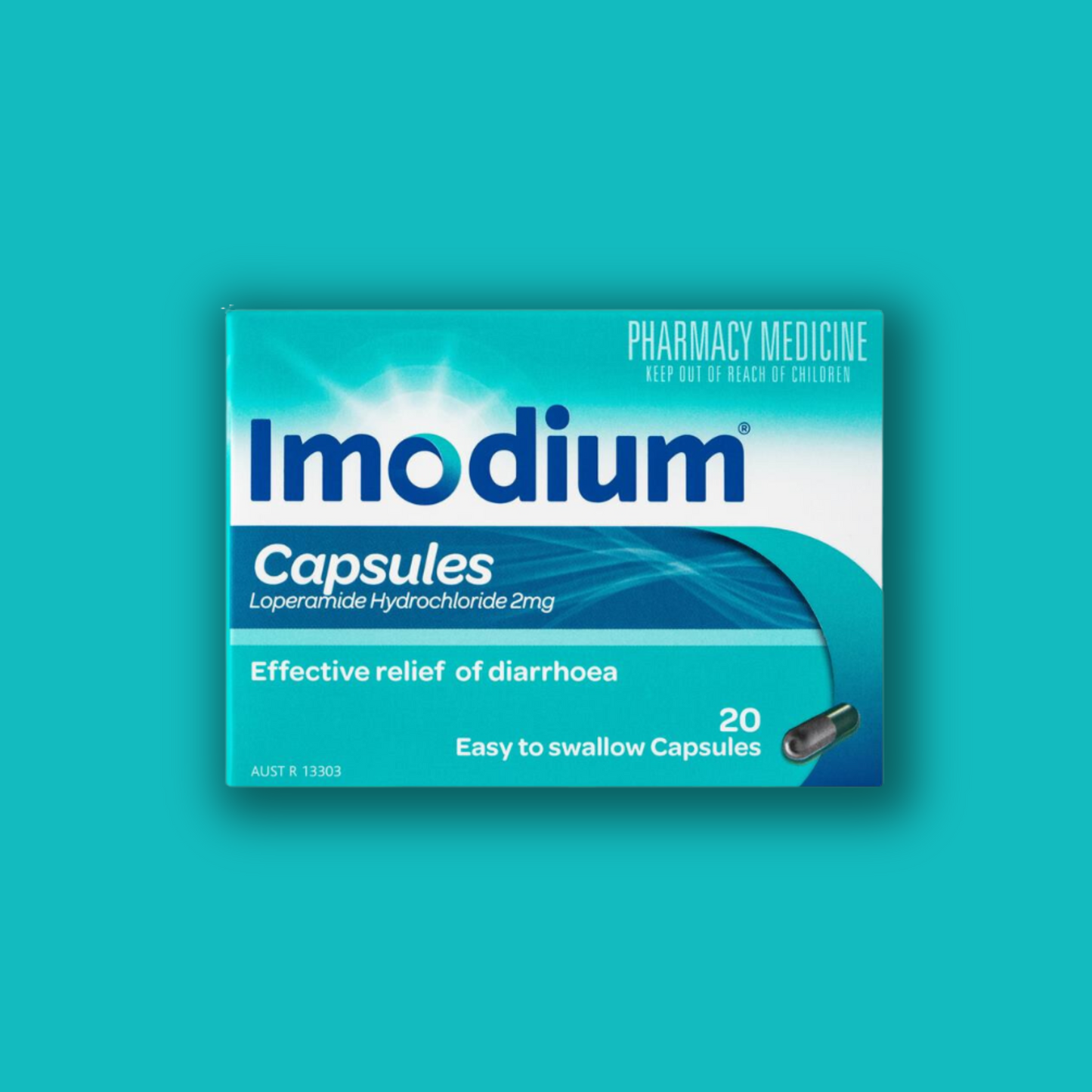 Imodium Diarrhoea Capsules 20 Pack