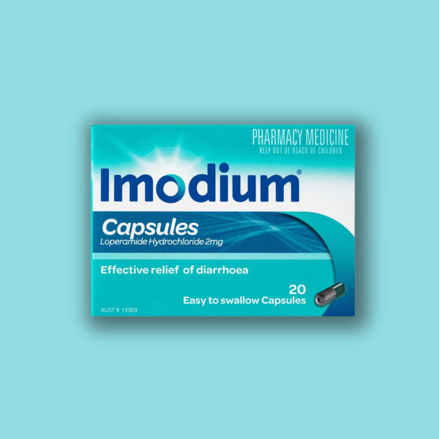 Imodium Diarrhoea Capsules 20 Pack