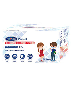 Kids 50 Pack Disposable Face Mask
