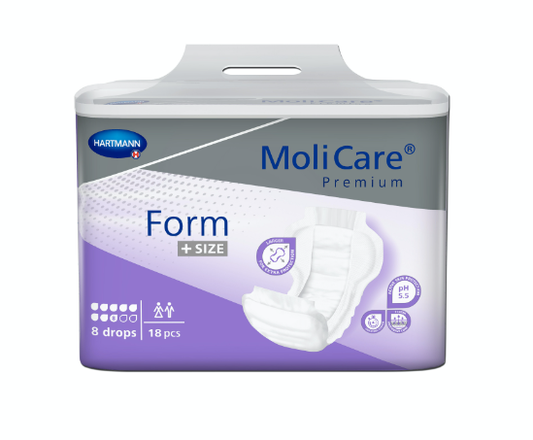 MoliCare Premium Form with SIZE Pads