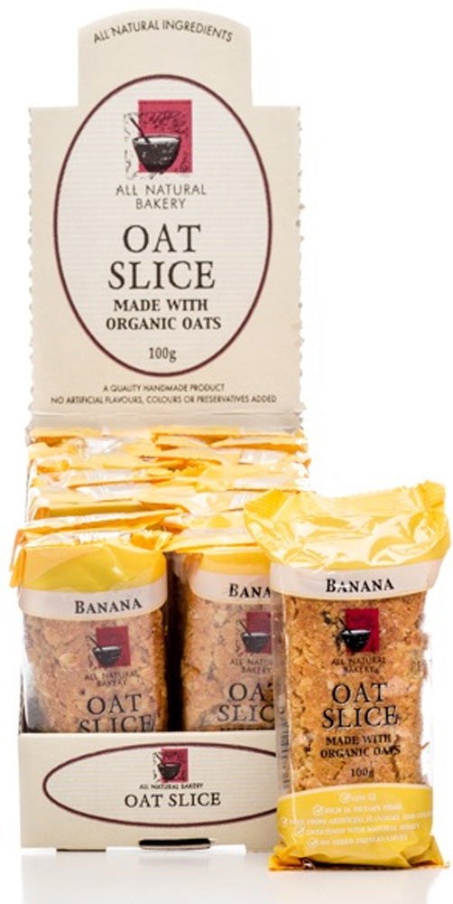 Organic Oat Slice Banana 100g (Pack of 14)