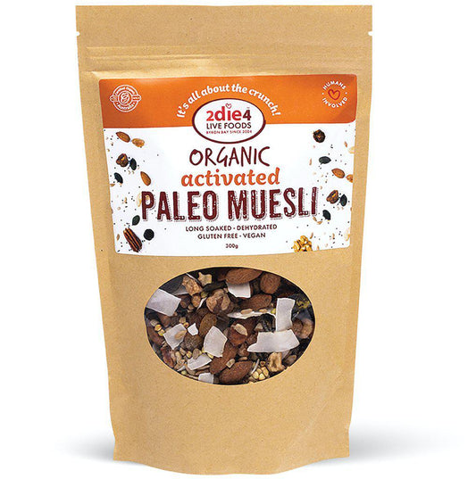 2DIE4 LIVE FOODS Organic Activated Paleo Muesli 300g